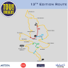 route map outline Tour de Broads